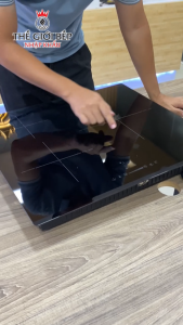 Bếp Từ 3 Vùng Nấu Hafele HC-I603B 536.61.791 – Mặt kính Schott Ceran chịu lực cảm ứng trượt công suất 7.1kW Booster nhận diện đáy nồi sản xuất tại Tây Ban Nha