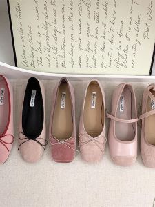 Comfortable Soft Sole Flat Shoe 2026 Spring New French Style Bow