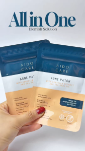 Aido Care Acne Patch (Hydrocolloid Centella Asiatica Tea Tree Oil Ultra-Thin Breathable)