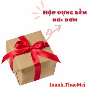 Chứng chỉ tình yêu dạng huy chương in ảnh thảo Mei siêu dễ thương