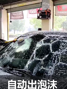 [Local Delivery] Car Rotary Wash Brush Long Handle Wash Foam Brush Adjustable Automatic Rotating Brushes 360 Degree Chenille for Vehicle Cleaning Maintenance