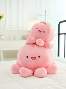 Búp Bê Tôm Nhồi Bông Mềm Q Phiên Bản Dễ Thương Màu Hồng Búp Bê Tôm Cưng Dễ Thương Có Chân Ngắn Đệm Nhồi Bông Cho Người Lớn