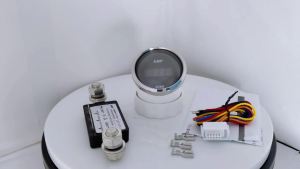 New KUS 52mm Ammeter AMP Gauge +/-50A 80A150A Ampere Meter with Current Sensor Fit Car Boat With Red Yellow Backlight 12V 24V