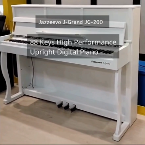 Master/ Exam Grade Piano 88 Keys Upright Digital Acoustic Piano Heavy Hammer Action Weighted Touch Fully Weighted Full Size Key Bluetooth Jazzeevo J-Grand JG-200