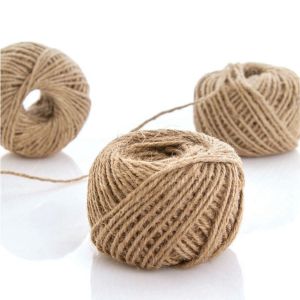 30Meter Natural Jute Rope Cord Hemp Twine Home Wedding Decoration Burlap Ribbon Handwork Gift Christmas Birthday Party Wrapping