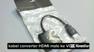 Kabel Hdmi To VGA  HDMI ke VGA Adapter  input HDMI ke Output VGA