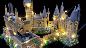 Puzzle casual series Harry Potter Magic Castle around Hogwarts building blocks castle model adult gift for children