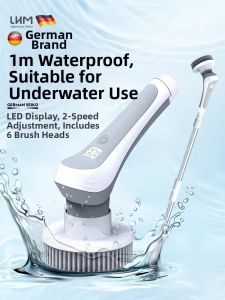 LHM | Multifunctional Electric Waterproof Long Handle Cleaning Brush