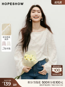 Sweet White Chiffon Shirt Red Sleeve 2025 Spring Autumn Style Womens Tassel One-Shoulder Short Top Polyester Fiber Long Sleeve