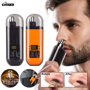 Nose Hair Trimmer Mini Clipper For Men Electric Eyebrow Nose Ears Hair Trimmer USB Rechargeable Travel Portable Nose Hair Cutter