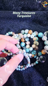 Natural Hubei Many Treasures Turquoise Bracelet