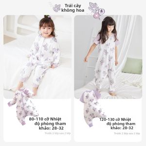 i-baby | Túi Ngủ Bé Chống Đá Giữa Mùa Hè Vải Tre Cotton Có Chân