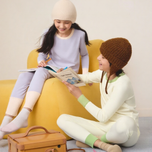 Beneunder | Class a Childrens Protein Silk Base Layer Warm Underwear Set Breathable Amino Acid Skin-friendly Antibacterial Moisture-wicking