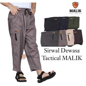 Sirwal Pria Dewasa Tactical Malik Celana Sirwal Panjang Cingkrang M L XL XXL