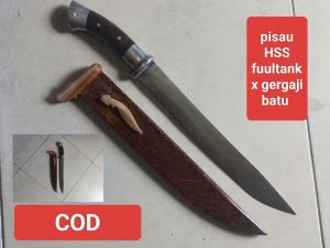 pisau sembelih HSS x gergaji batu