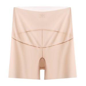 MiiOW | Maternity Safety Pants Womens Underwear Ice Silk Belly Support High Waist Ultra Soft Nylon Angle Pants Non Adjustable Waist