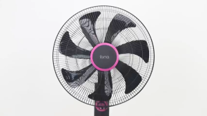 IONA 18 Inch 7 Blade Stand Fan Adjustable Height 1 Hour Timer | Electric Strong Wind Cooling - GLSF451T
