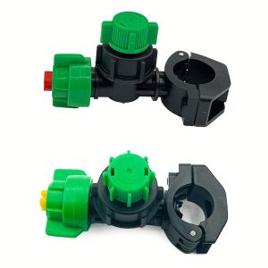 หัวฉีดพ่นทางการเกษตร1ชิ้นหัวฉีดสเปรย์กันหยดหัวฉีดพ่นท่อรดน้ำสวนตัวยึดจับท่อกันรั่ว