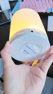 Smart RGB Mood Lamp with Bluetooth Speaker and Touch Control