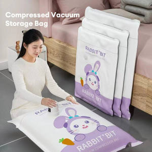 Local Stock Fast Shipping Thicken Vacuum Bag Reusable Quilts Clothes Organizer Travel Clothes Storage Bag Compression Bag 真空压缩袋