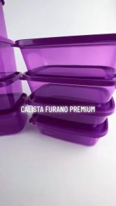 TOPLES PLASTIK BENING SET CALISTA FURANO PREMIUM ISI 12PCS FOOD CONTAINER PREP KULKAS SET TEMPAT PENYIMPANAN MAKANAN TOPLES KUE KERING LEBARAN SET