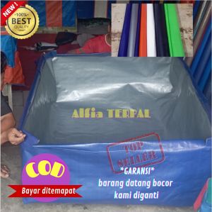 KOLAM TERPAL UKURAN 150 X 50 X 25 A20 SUPER TEBAL