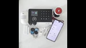 eMastiff | W4B Wireless WIFI GSM Alarm System Home Burglar Security Alarm System Work with Tuya Smart APP 433mhz Door and Motion Sensor