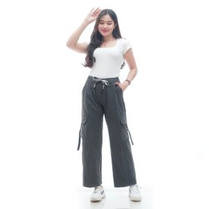 Celana Cargo Wanita Premium Kekinian