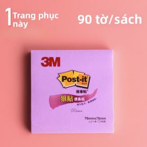 3M Post-it Notes 654SP Super Adhesive Large Square Fluorescent Colorful Self-Adhesive Reminder Sticker Office Stationery