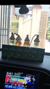 Tinh dầu treo xe Quốc Mộc tinh dầu thơm treo phòng treo tủ quần áo chiết suất tinh dầu thiên nhiên có tem kiểm định