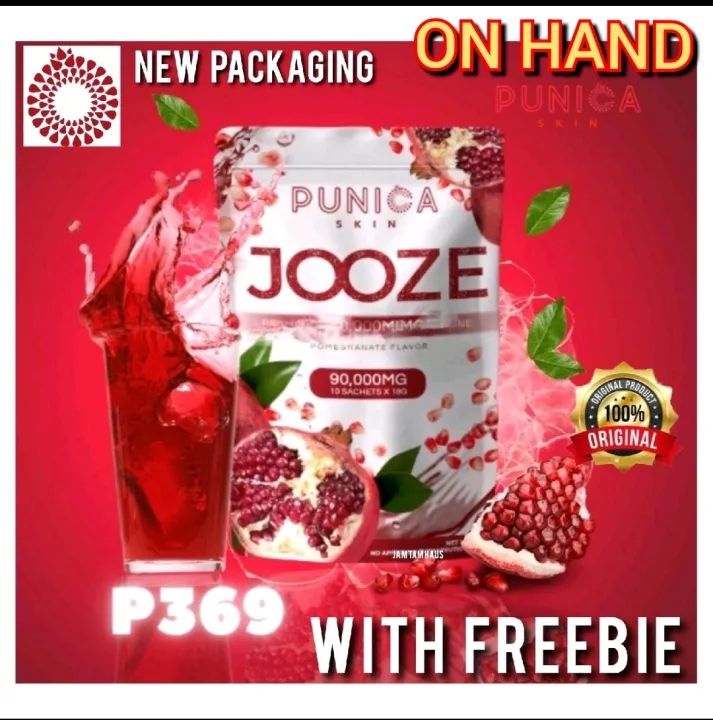 Jooze Gluta Collagen Drink by Punica Skin Multi-Pack Gluta Powder