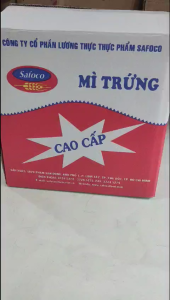 Sỉ - 01 thùng Mì trứng cao cấp Safoco gói 500g - thùng gồm 10 gói mỗi gói 500gr