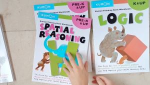 Kumon Thinking Skills Workbook Pre-K K and Up: Logic Creativity Spatial Reasoning Differntiation