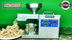 Máy ép dầu thực vật gia đình thương hiệu Anh Quốc cao cấp Aosida B03S - Công suất 820W - Bảo Hành 1 Năm