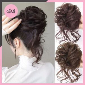 Búi tóc giả xoăn lơi Hàn Quốc Qiqishop