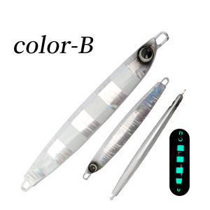 Mồi Câu Kim Loại TOLU NEW 5 Màu Chậm Chìm 60g-200g Có Mắt 3D Dùng Câu Cá Biển Sâu Câu Xa Với Mắt 3D