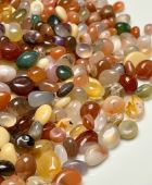 100gr vụn đá mã não cuội phong thủy ngũ sắc tạo năng lượng dương hay trang trí decor