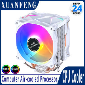 XUANFENG 120mm Fan Cpu Cooler 4/6 Heat Pipe Compatible x79/x99/i5/i7/AM4/AM3 LGA2011-3 1200 115X 1700 Computer Cooling Equipment