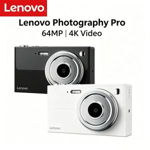 Lenovo | Lenovo XJ22 4K Digital Camera 1000mAh 64MP HD Student CCD Camera Anti Shake 2.8inch Screen Selfie Camera for Kids Adults Gift