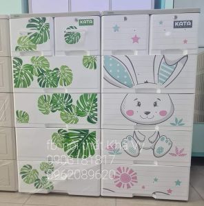 Tủ nhựa Kata (ráp sẵn) nhiều tầng nhiều họa tiết tiện lợi cao cấp – Nội thất Khả Vy