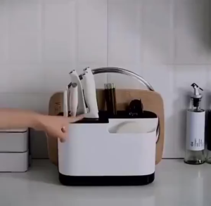 Kệ đựng dao kéo thớt muỗng nắp nồi nhiều ngăn đa năng