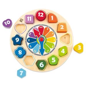 Hape | Khối Xây Dựng Đồng Hồ Số Dành Cho Bé Trai 2-3 Tuổi