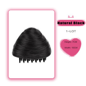 FORLISEE Synthetic Cat Ear Wig Bag Wig Womens Bun To Increase Hair Volume Fluffy Croissant Clip-on Newly Upgraded Ball Head
