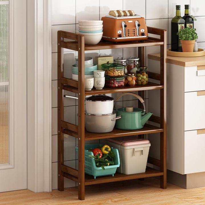 LIWAN | Kệ Để Đồ Gỗ Trúc Đa Tầng | Lazada.vn