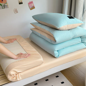 YALU | Dormitory Use Single Person 100% Cotton Bedding Set Six Pieces