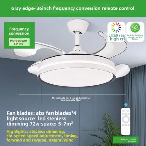 Chigo | Invisible Ceiling Fan Light for Home