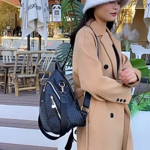 Fashionkinian RW18 TERBARU Tas Ransel Punggung Wanita Fashion Import Kekinian 2025 Backpack Wanita Kulit Tas Ransel Wanita Kerja Tas Ransel Wanita Jalan Tas Ransel Simpel Elegan Tas Kuliah Tas Traveling Multifungsi Tas Ransel Punggung Perempuan Dewasa