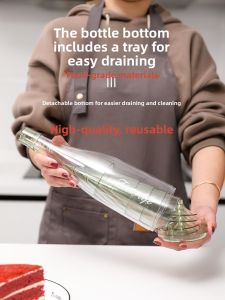 Portable Outdoor Picnic Plastic Champagne Glass Whiskey Cup Red Wine Glass Cocktail High Footed Cup Travel Set  Style