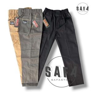 Paket celana 100rb dapet 3 pcs bahan kain katun twill stretch Usia 1-12 tahun