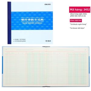 deli | Sổ Ghi Chép Kế Toán Tài Chính